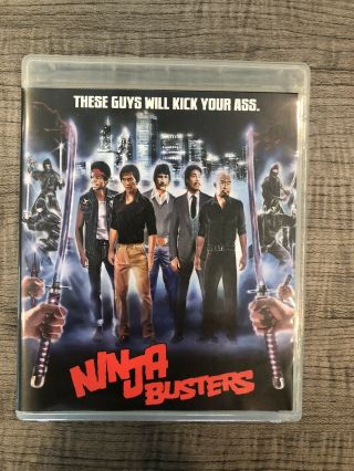 Ninja Busters Blu - Ray (lost Martial Arts Film,  1984,  Region,  Rare)