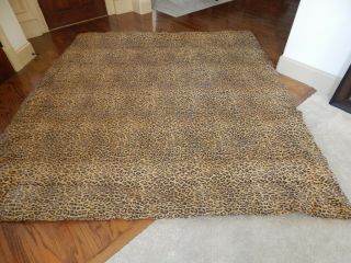 Rare Ralph Lauren Guinevere Aragon King Comforter Bedspread Animal Leopard Euc
