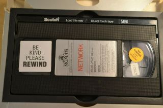 Network (VHS,  1976) Faye Dunaway,  William Holden,  MGM Big Box RARE USA VHS 3
