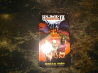 Halloween 3: Season Of The Witch Vhs Rare Cover Horror Film Alternate Htf Fast