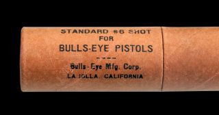 Vintage Wood Handle Circa 1937 Bulls Eye SHARP SHOOTER Gun Pistol Metal Box Rare 6