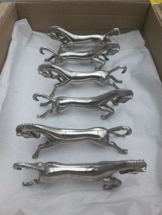 Set Of 6 Vintage French Silver Plated 