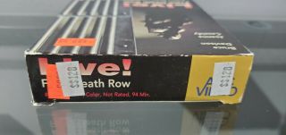 LIVE FROM DEATH ROW VHS 1991 ABC VIDEO - JOANNA CASSIDY,  BRUCE DAVIDSON - RARE 3