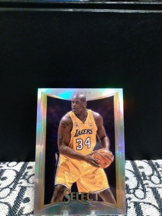 2013 - 14 Panini Select Shaquille O’neal 142 Silver Prizm Rare Hard To Find