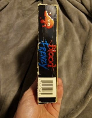 Horror VHS Blood Frenzy Big Box Htf Spine Lunchmeat Rare Oop Slasher 6