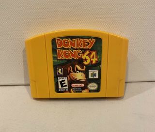 Authentic N64 Nintendo 64 Donkey Kong 64 Cartridge Only And