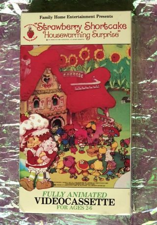 Vintage Strawberry Shortcake: Housewarming Surprise 1987 Vhs