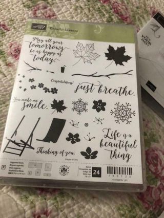 Stampin Up Colorful Seasons Rare And So Detailed