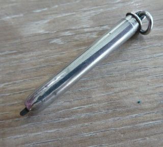 Quality Vintage S.  Mordan & Co Solid Sterling Silver Propelling Pencil