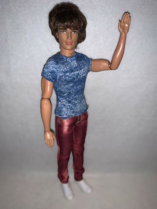 Rare Barbie Fashionistas 2014 Ryan Doll Rooted Hair Articulated Arms