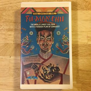 The Castle Of Fumanchu Rare Electric Video Vhs
