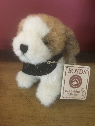 Boyds Bears Puppy Dog Firecracker Mini Plush - Rare - Qvc Exclusive 99088v