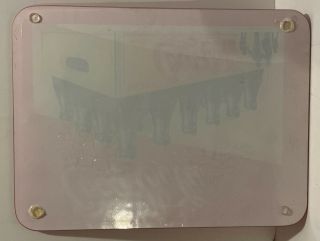 Rare Vintage COCA COLA Glass Cutting Board 15.  75 