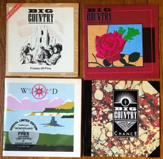 Big Country - 4 Pic - Sleeve Vinyl 45s.  Posters,  Gatefolds,  Multi 