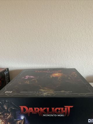 Darklight Memento Mori Rare Big Box Boardgame