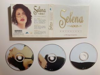 Selena Anthology A 30 - Song Retrospective 3 - Disc Cd Box Set W/insert Rare Oop