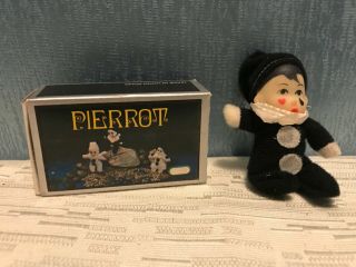 Rare Pierrot Thumbnail Baby Matchbox Miniature Doll Figure Hong Kong
