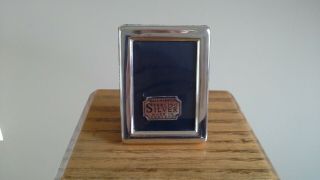 Sterling Silver Miniature Photo Frame Sheffield 1994 3.  5 X 5.  5cms Boxed
