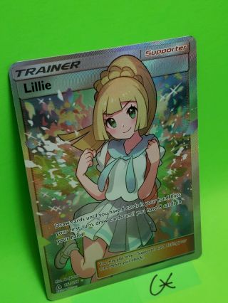 Pokemon Lillie - 151/156 - Full Art Ultra Rare Sun & Moon NM 2