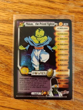 Dbz Score Ccg Pikkon,  The Prized Fighter Lv5 7 Of 8 Ultra Rare Nm/m