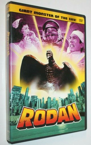 Giant Monster Of The Sky " Rodan " Rare Dvd Ex/nm In English / 2002 Like Godzilla