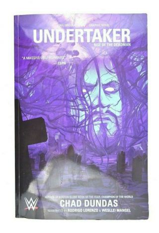 Rare Undertaker Rise Of The Deadman Wwe Chad Dundas Paperback Comic