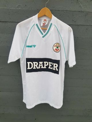 Southampton Away Football Shirt 1989/90 Hummel Vintage 80s Rare 90s Draper L