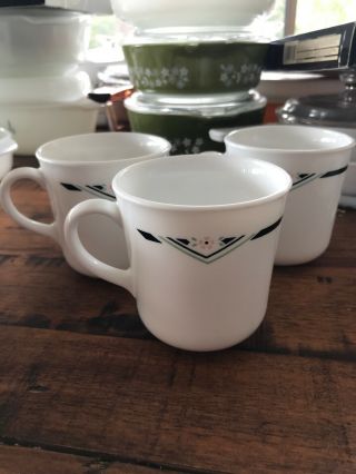 " Rare " Corelle Cup Mug Coffee Corning Ware Zenith Geometric