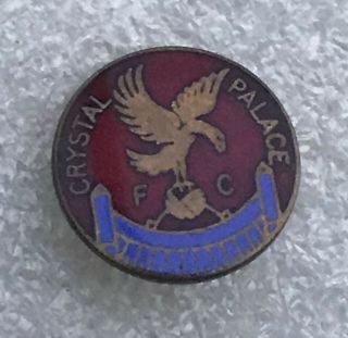 Very Rare & Old 1970’s Crystal Palace Supporter Enamel Badge