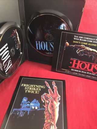 House / House 2 - Dvd 2 Disc Limited Edition Rare Oop W/ Inserts Horror Good