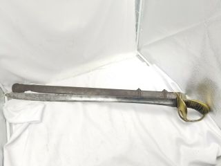 Rare Antique Swedish Model 1893 Cavalry Sword With Scabbard