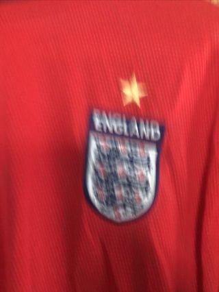 Official England Away 2004/2006 Rare Long Sleeve Shirt XL 3