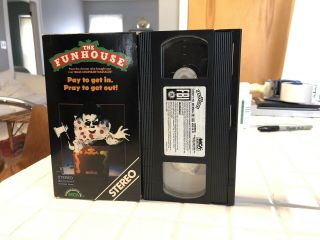 The Funhouse - Vhs - 1982 - Mca 1st Release Rare Slasher Oop Horror