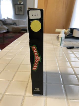 THE FUNHOUSE - VHS - 1982 - MCA 1st Release RARE SLASHER OOP Horror 3