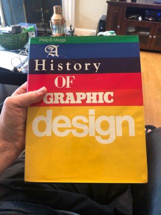 A History Of Graphic Design By Philip A.  Meggs (hardcover) Rare Signed Autograph