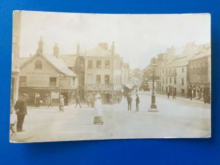 Ulverston: Market Place,  Busy - Rare Early Frith Real Photo Postcard