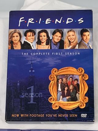 Friends The Complete Season 1 Dvd Set Rare Footage 4 Discs Euc