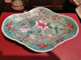 Antique Late 19th Early 20th Century Chinese Dish.