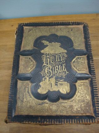 Antique Holy Bible " 1882 " An Entire Canonical Scripture,  & Old Testaments
