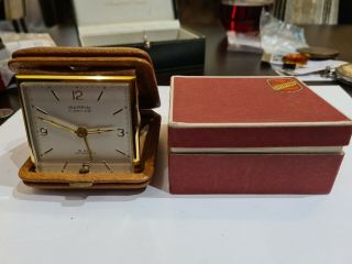 Travel Clock 8 Day Brass Mappin And Webb Ltd For Restoration Boxed
