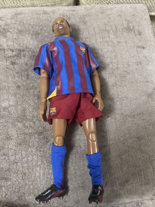 Fc Barcelona Samuel Eto’o 12 Inch Doll Rare Kick O Mania