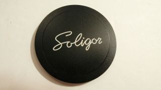 Rare Soligor 43mm Slip Push On Metal Lens Cap Cover Usa Seller - Fast