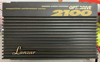 Old School Lanzar Optidrive 2100 2 Channel Amplifier,  Usa Made,  Amp,  Sq,  Rare