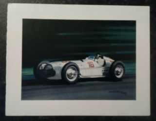 1938 Michael Turner Motorsport Card - Single Card A19x - Seaman - Mercedes Rare
