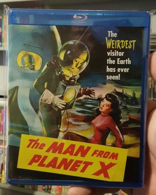 The Man From Planet X 1951 Blu - Ray Like - Scream Factory Oop Htf Rare Freeship