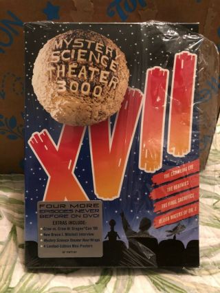 Mst3k Mystery Science Theater 3000 Volume Xvii 17 Dvd Oop Rare Like