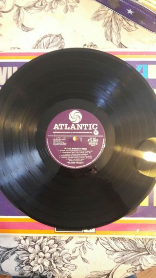 Wilson Pickett ‎– In The Midnight Hour 12 Inch Vinyl Lp,  Rare ‎– Atl.  5037
