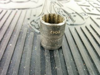 Ag459 Rare Snap On Tools 9/16 " Socket 1/4 " Drive 12 Point Gtmd18 Industrial