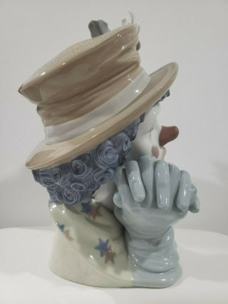 Rare Collectible; Retired; 1988; Lladro 5542 Melancholy Clown Head Bust 4