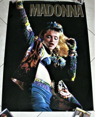 Madonna Promo Poster Sire Japan Virgin Tour 1985 Rare